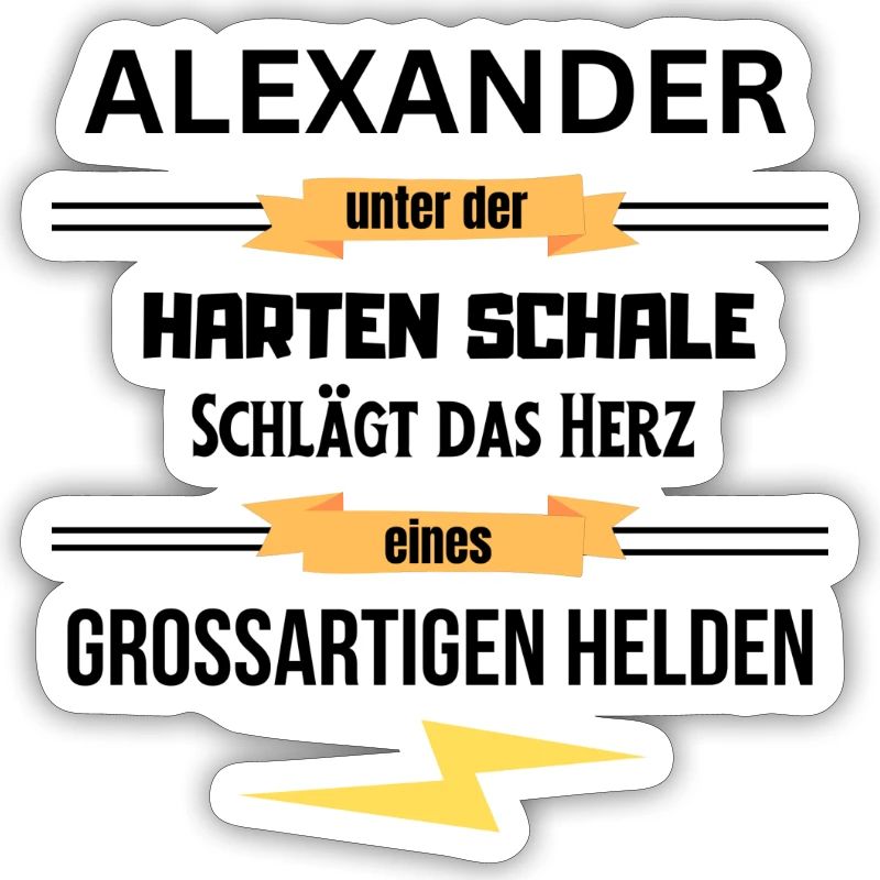 Alexander unter harte Schale eines Großartigen Hel