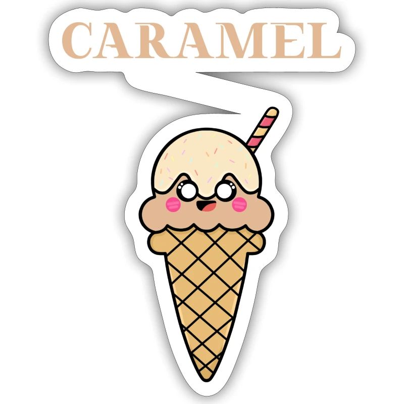 Caramel Karamell Eis Eiscreme Geschenkidee süß