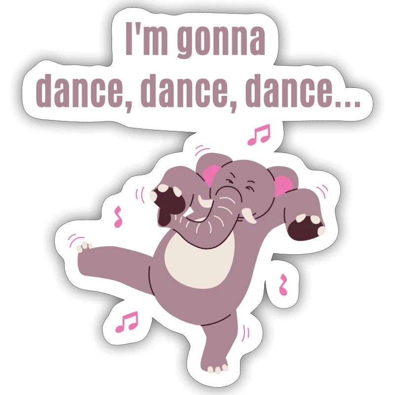 Carnaval - Danse danse drôle dansant éléphant