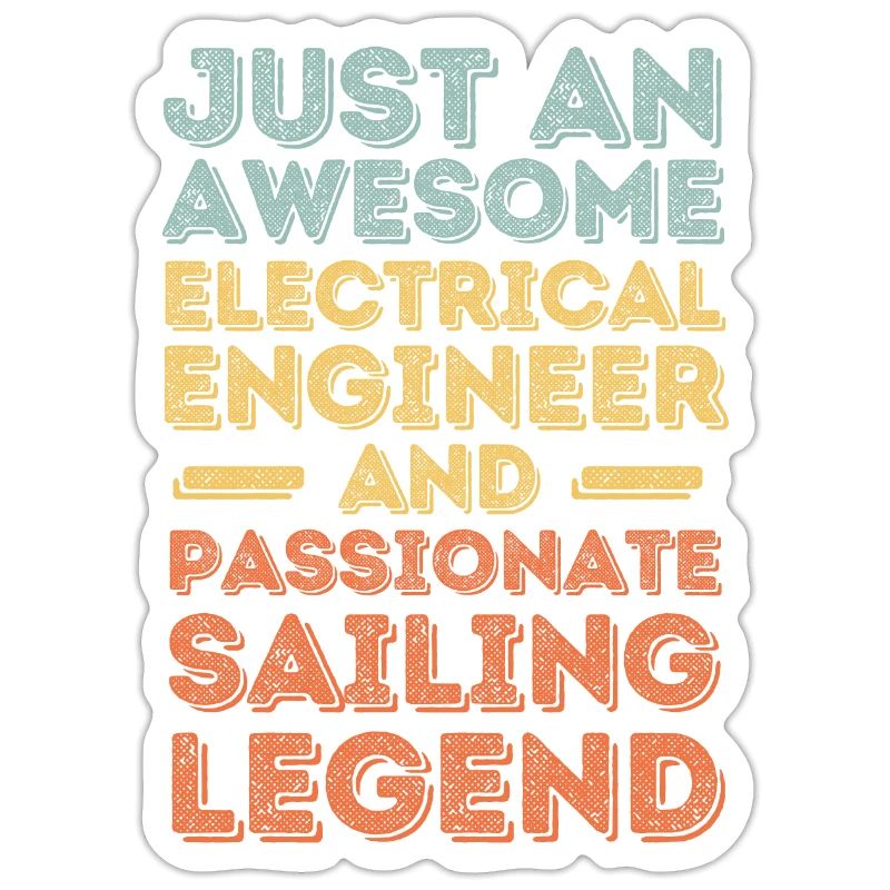 Electrical engineer sailing retro