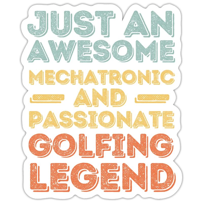 Mechatronics Engineer Golf retro
