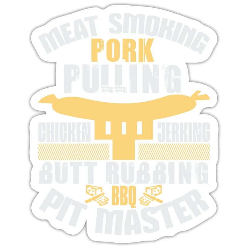 MEAT SMOKING PORK PULLING PIT MASTER