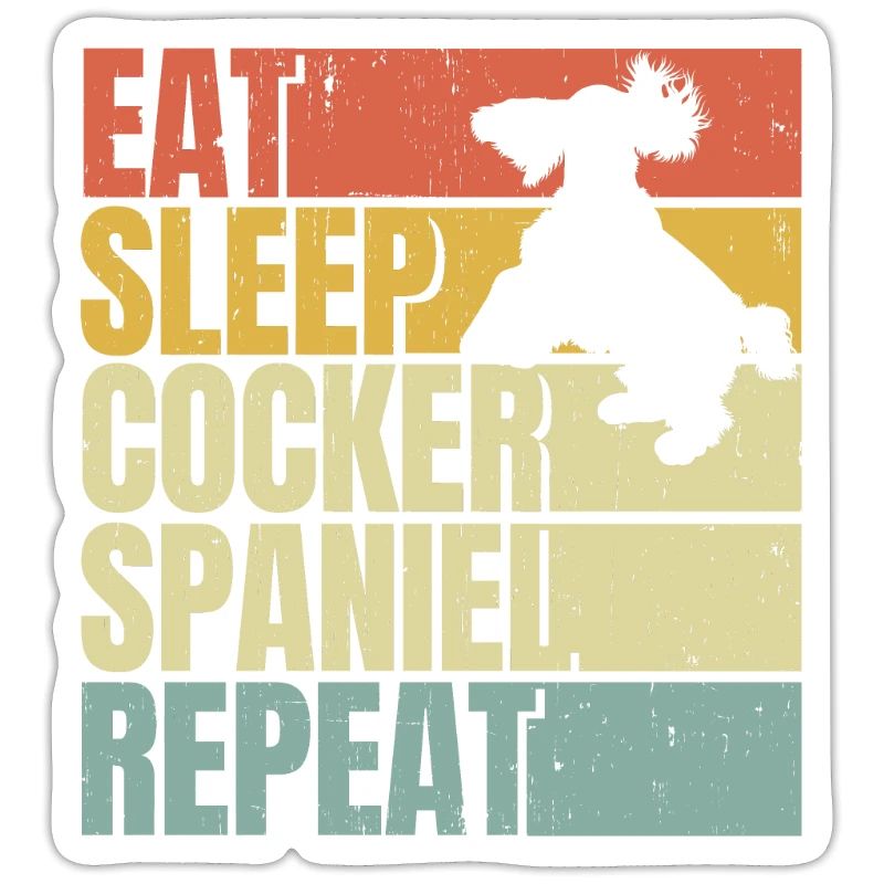 Eat sleep Cocker-spaniel repeat