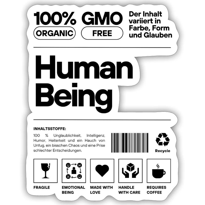 Ingredients List Human