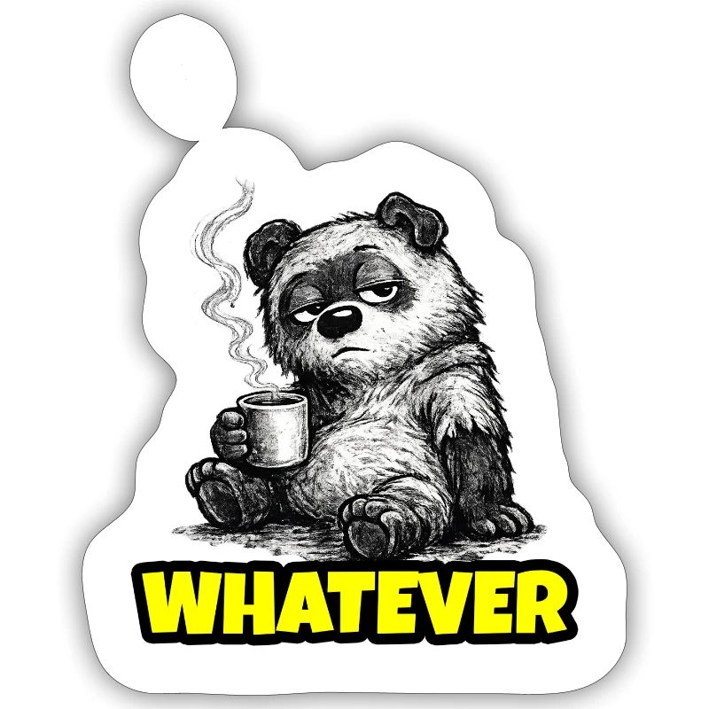 Whatever – Grumpy Bear Coffee (Sketch)