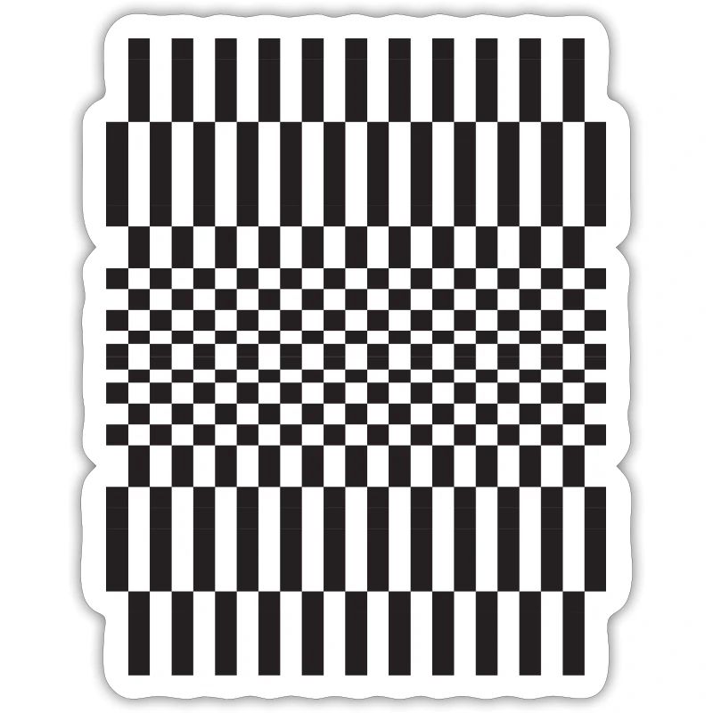 Geometric chessboard Grid Pattern