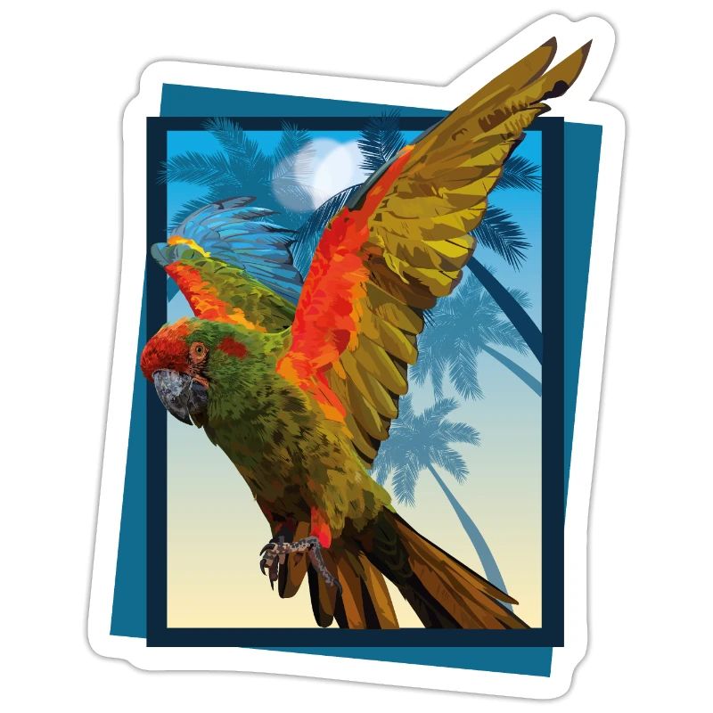 Red-fronted macaw