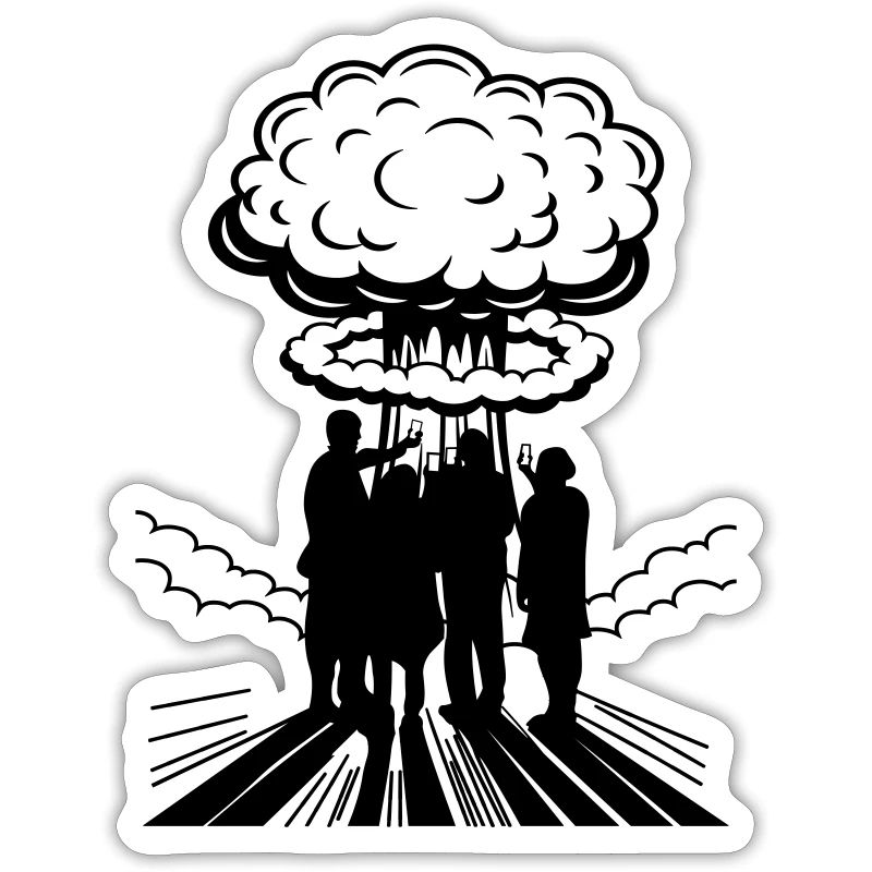 Color changeable | Atomic Bomb Selfie Nuclear Explosion