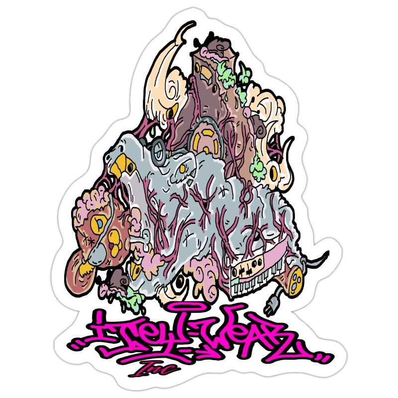 Ryno Graffiti Comic voll Eis
