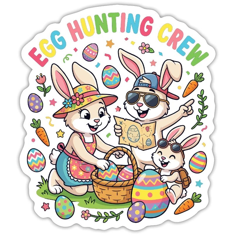 Famille Hoster Bunny - Collecteur d’œufs
