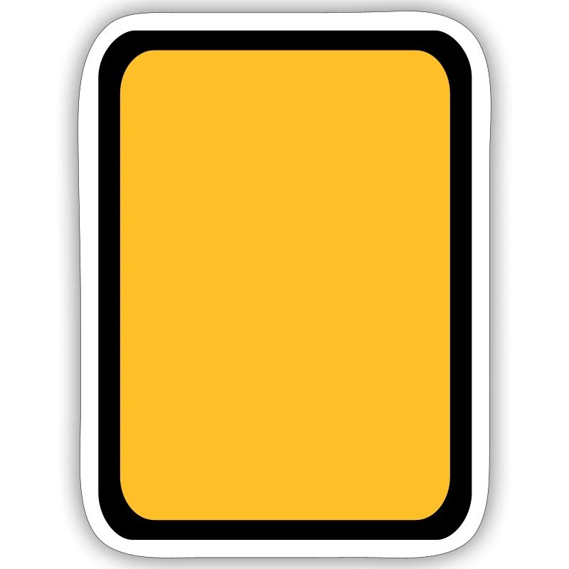 Carton jaune Arbitre