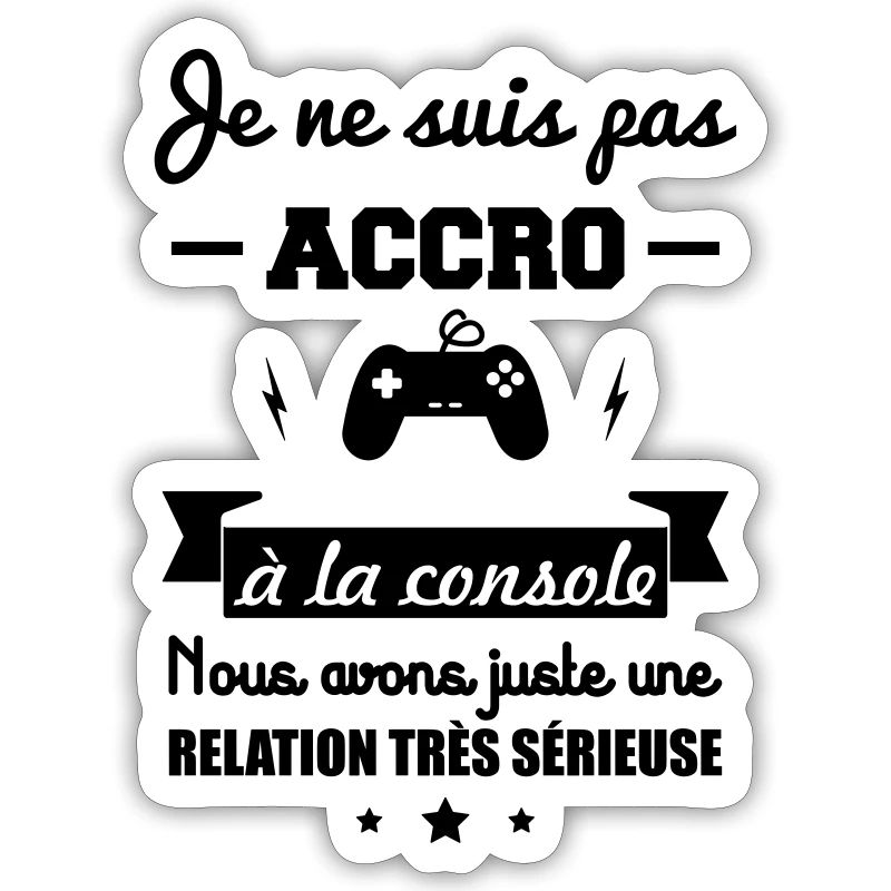 pas accro a la console