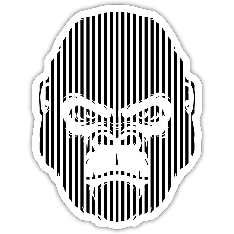 Gorilla Face Graphiques