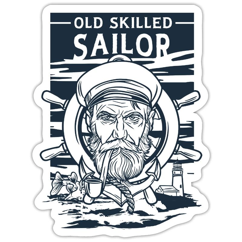 Old Experienced Sailor Classic Maritime