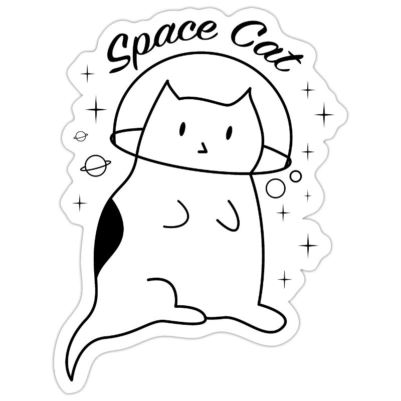 Space Cat Space Planets