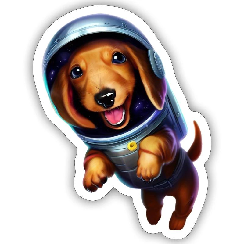 Teckel dans l’espace