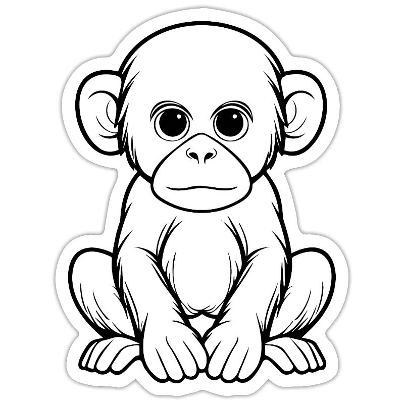 Monkey Monkey Monkey Face Jungle