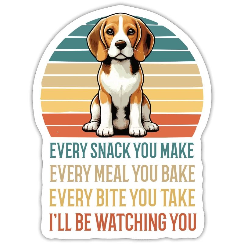 Chaque collation que vous préparez Beagle Beagle Propriétaire Chien