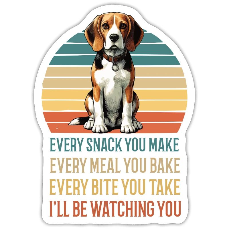 Chaque collation que vous préparez Beagle Beagle Propriétaire Chien