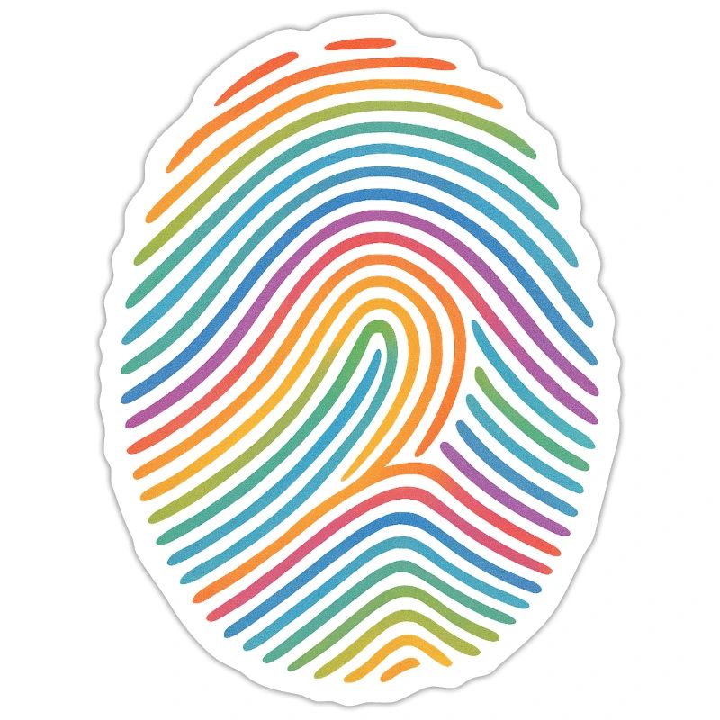 Rainbow Fingerprint Pattern | Diversity