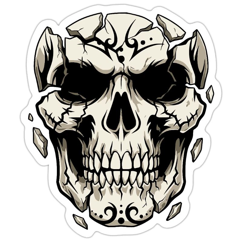 Splintering Skull – Gothic Graphics