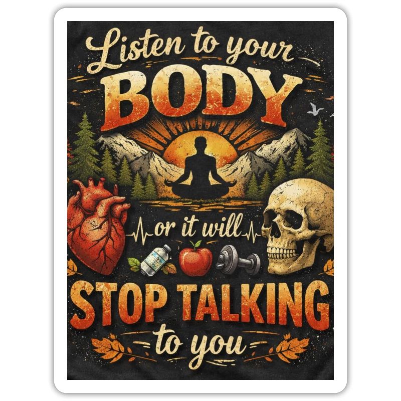 Hör auf deinen Körper oder er spricht