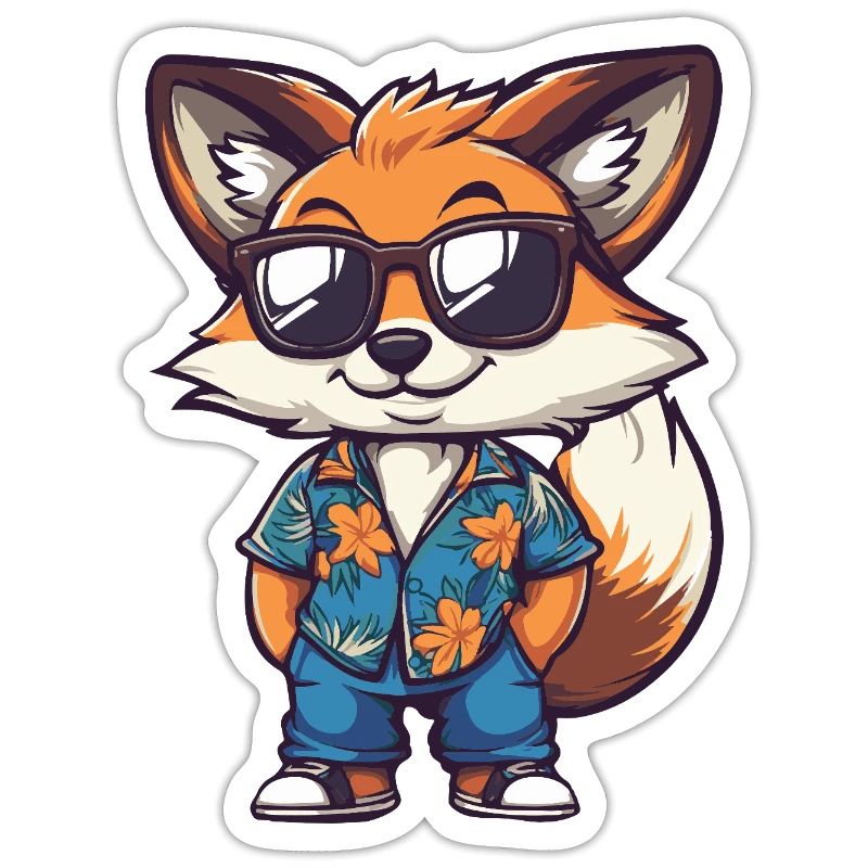 Fuchs Comic Urlaub