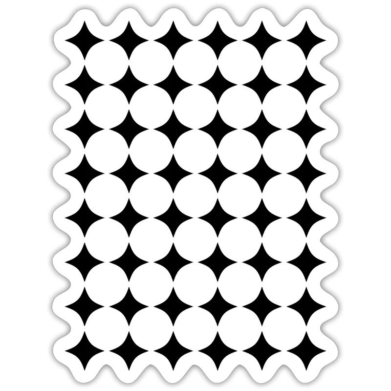 geometric circles pattern grid