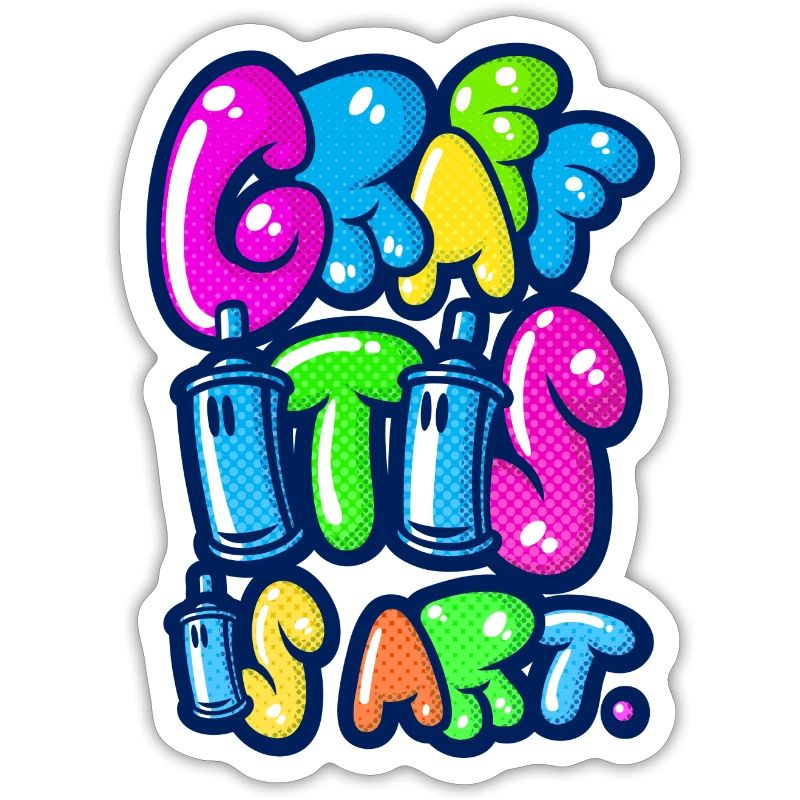 Graffitis Kunst multi