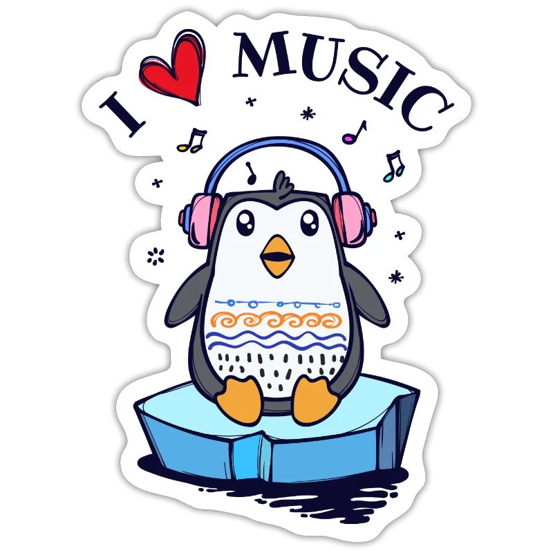 Seevogel Cool Herz PinguinTier Statement