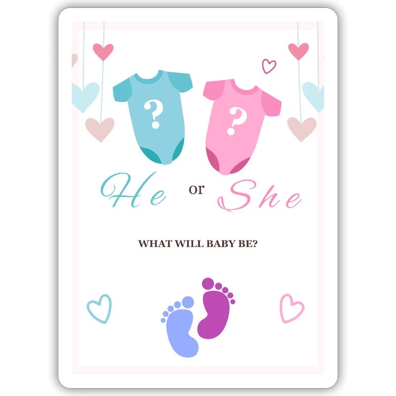 Gender Reveal Party - Junge oder Mädchen