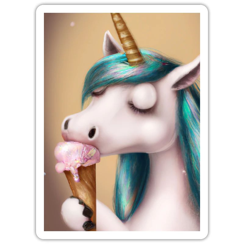 Eiscreme Einhorn