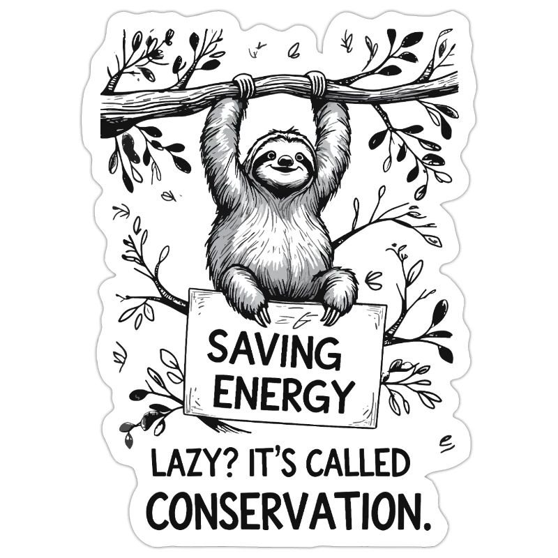 Sloth – Lazy? That's called energy saving!