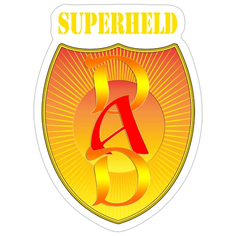 SUPERHELD DAD Abzeichen