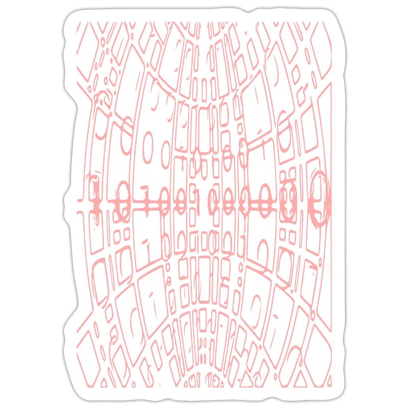 Code binaire Abstrait (rose)