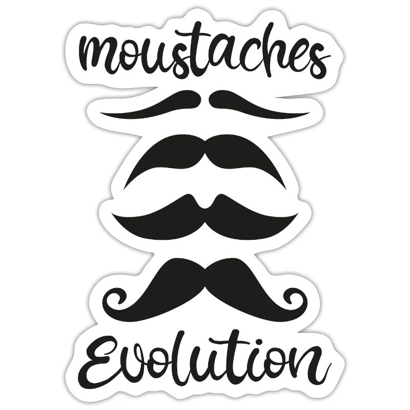 Schnurrbart Evolution