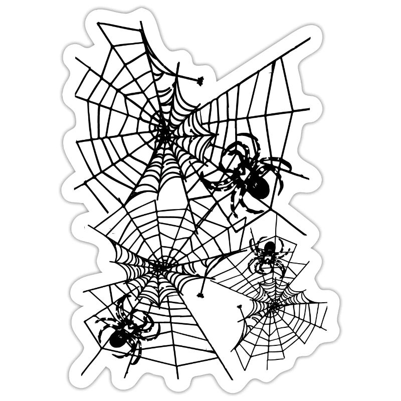 Spider, spider web, black web, Halloween