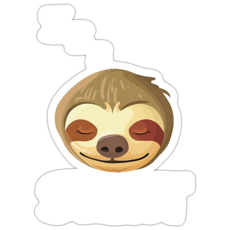 Sleeping Sloth Face