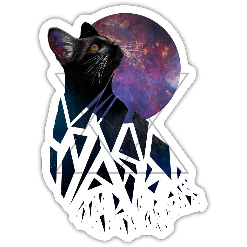 Chat de l’espace - série d’animaux de l’espace