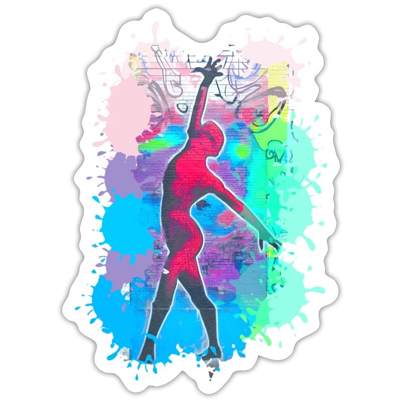 Dancer, dancing, illustration, dancer, graffiti