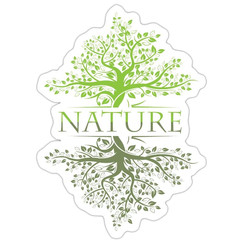 Tree Reflection Nature Forest Leaf Icon Logo Icon