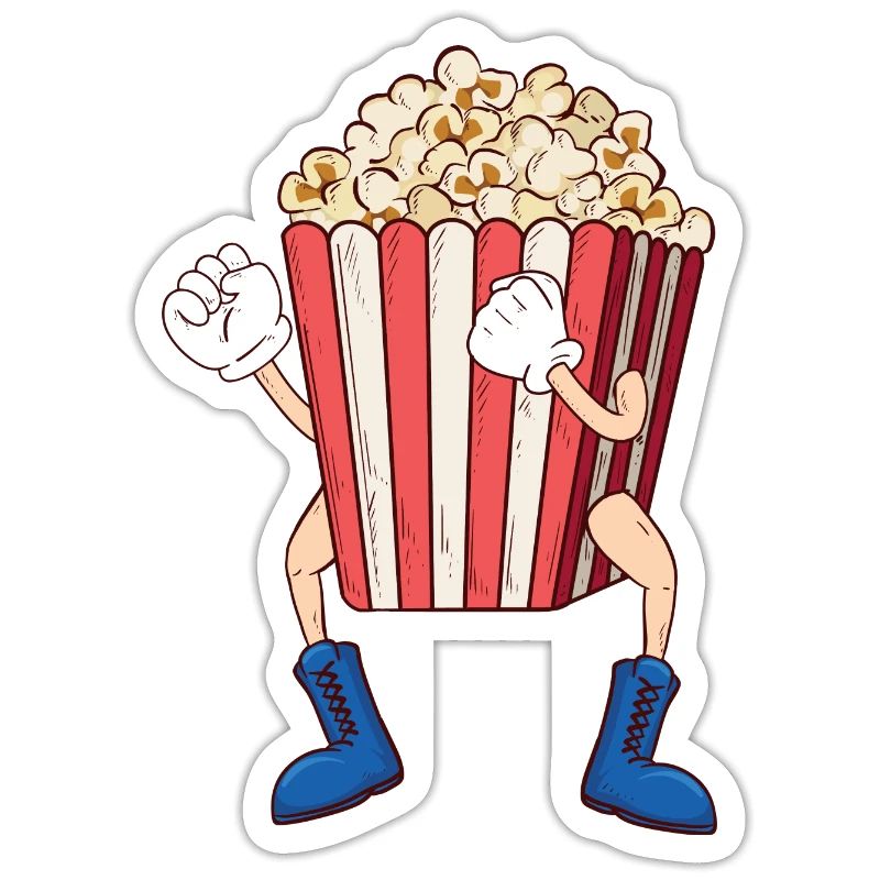 Popcorn Bag - Popped Corn Kernel Caramel Corn