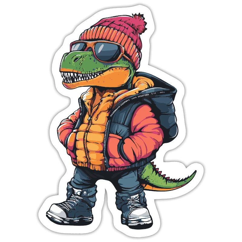 Dinosaurier T-Rex Cool Comic