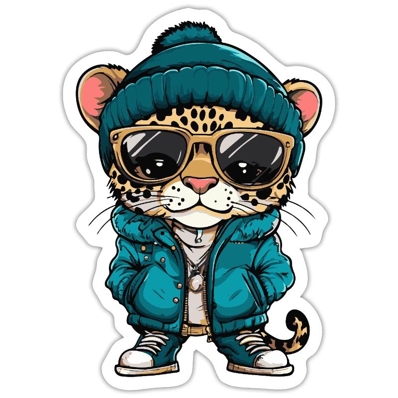 Leopard Cool Comic