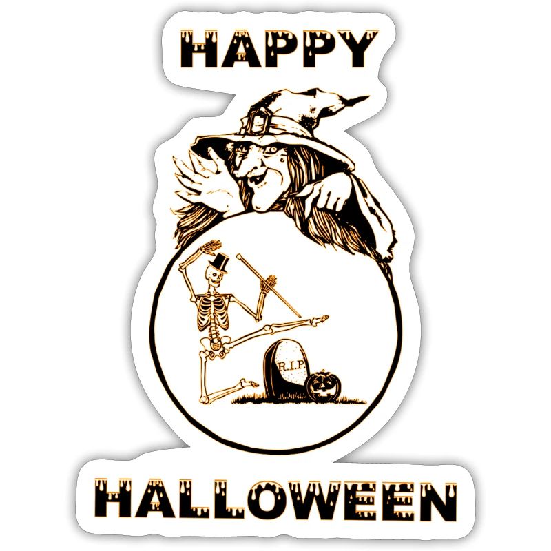 Conception de sort de sorcière d'Halloween