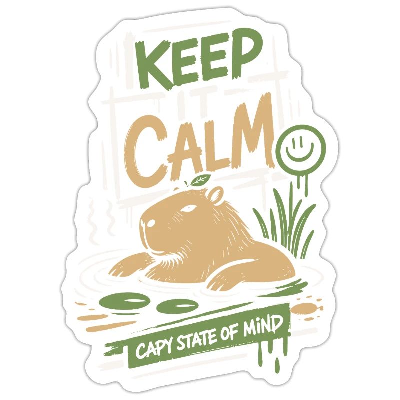 Keep It Calm Capy State Mind