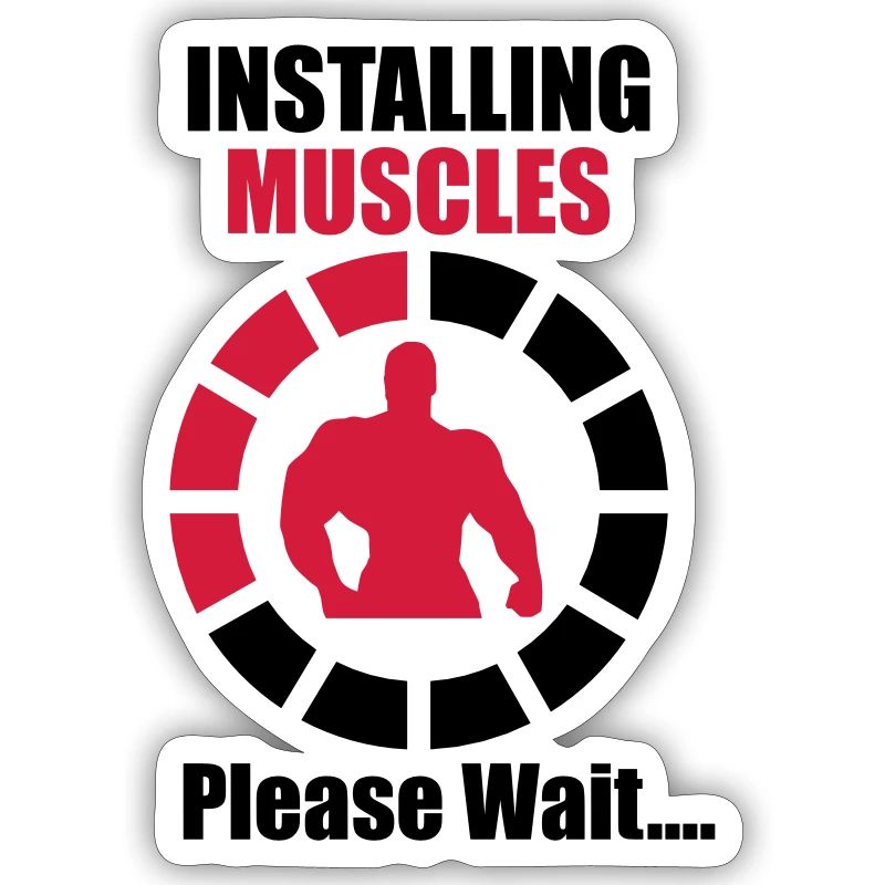 Installing Muscles (Loading) Funny Gym