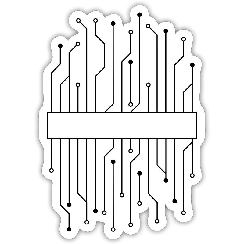 shield frame text circuit wire data microch