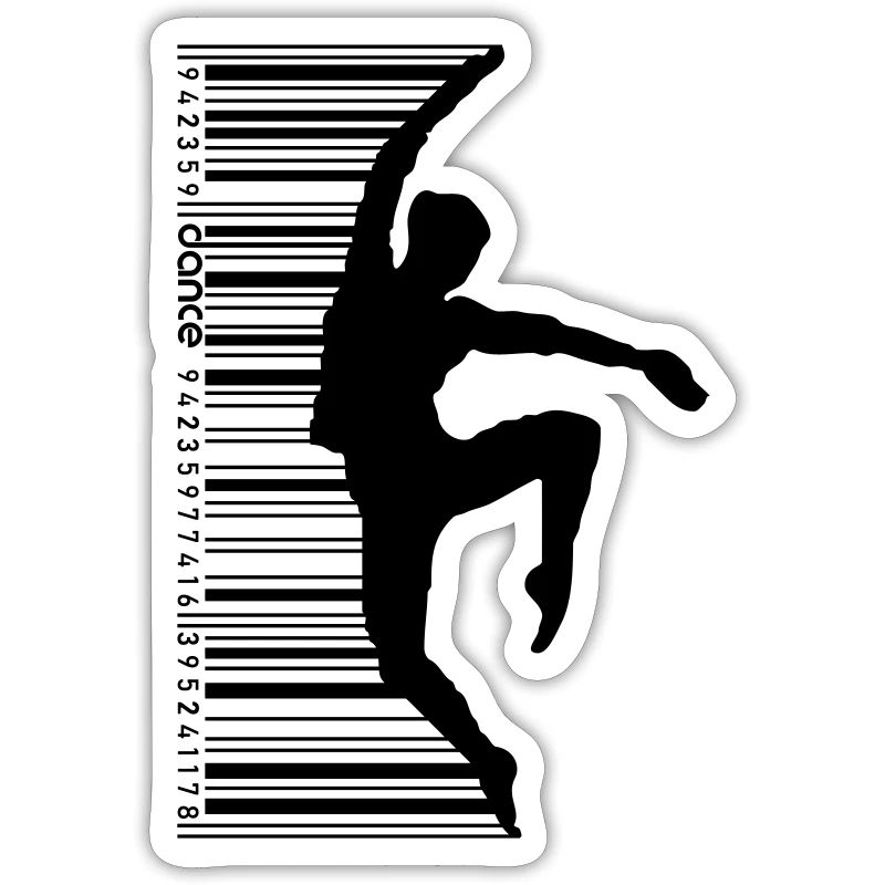 Dancer in QR Code Style