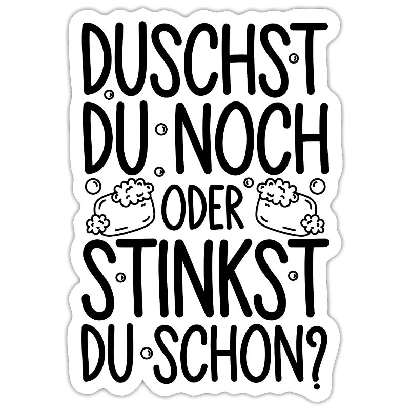 Duschst du noch oder stinkst Du schon? Winter